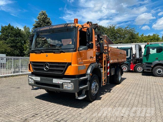 Mercedes-Benz 1828 3Skipper + PKG 12001 Kran 4x2 Billenő teherautók