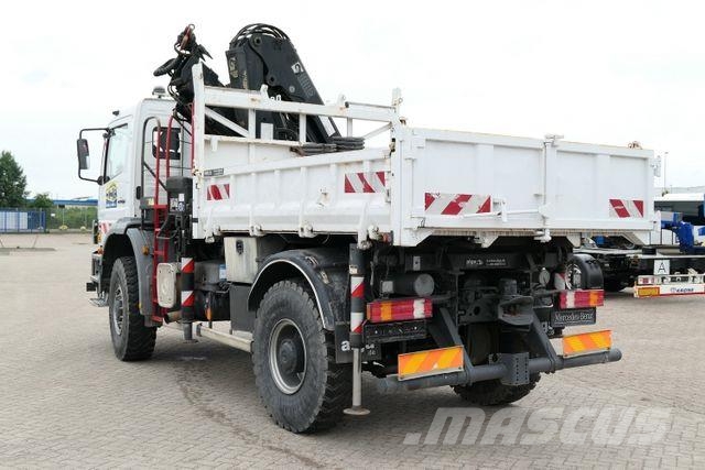 Mercedes-Benz 1828 AK 4x4, Hiab 166 DS-3, Funk, Seilwinde, AHK Tipper trucks