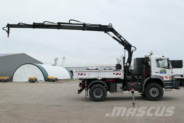 Mercedes-Benz 1828 AK 4x4, Hiab 166 DS-3, Funk, Seilwinde, AHK Kipper