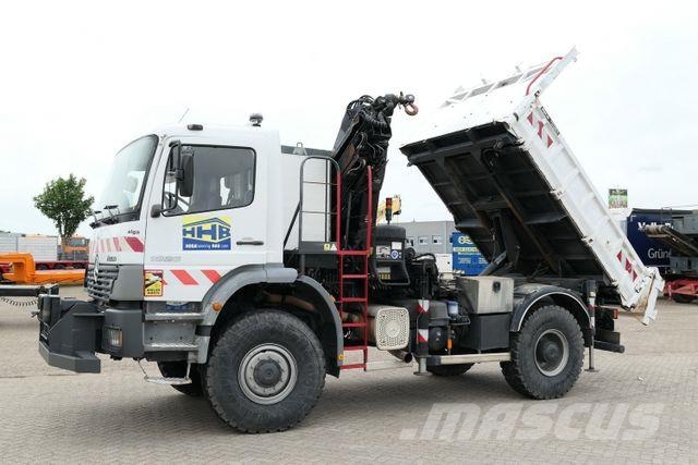 Mercedes-Benz 1828 AK 4x4, Hiab 166 DS-3, Funk, Seilwinde, AHK Tipper trucks