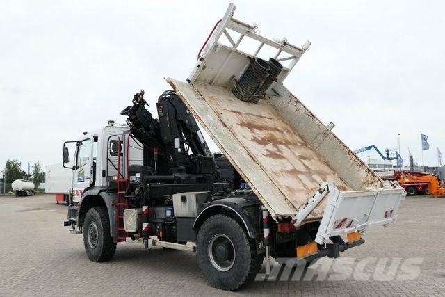 Mercedes-Benz 1828 AK 4x4, Hiab 166 DS-3, Funk, Seilwinde, AHK Tipper trucks