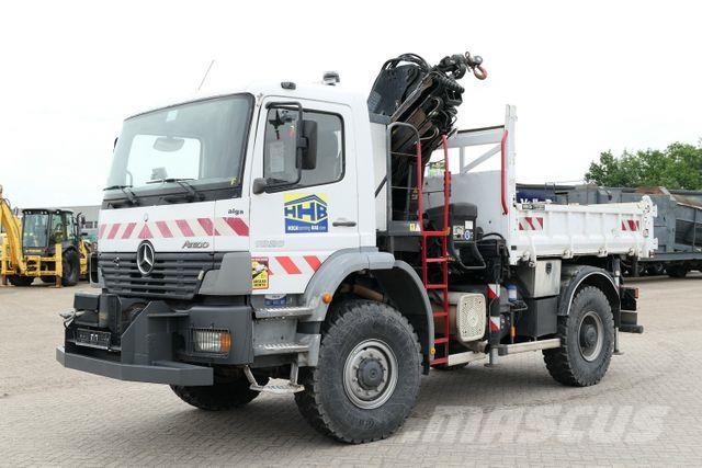 Mercedes-Benz 1828 AK 4x4, Hiab 166 DS-3, Funk, Seilwinde, AHK Tipper trucks