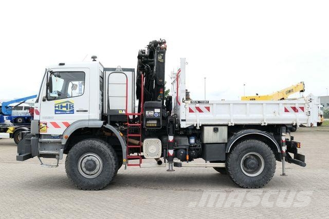 Mercedes-Benz 1828 AK 4x4, Hiab 166 DS-3, Funk, Seilwinde, AHK Tipper trucks