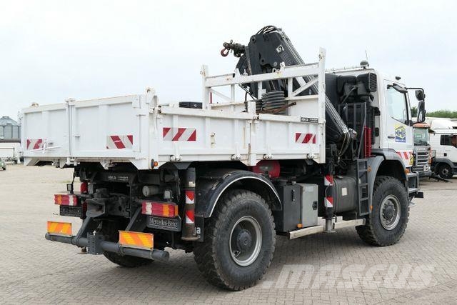 Mercedes-Benz 1828 AK 4x4, Hiab 166 DS-3, Funk, Seilwinde, AHK Tipper trucks