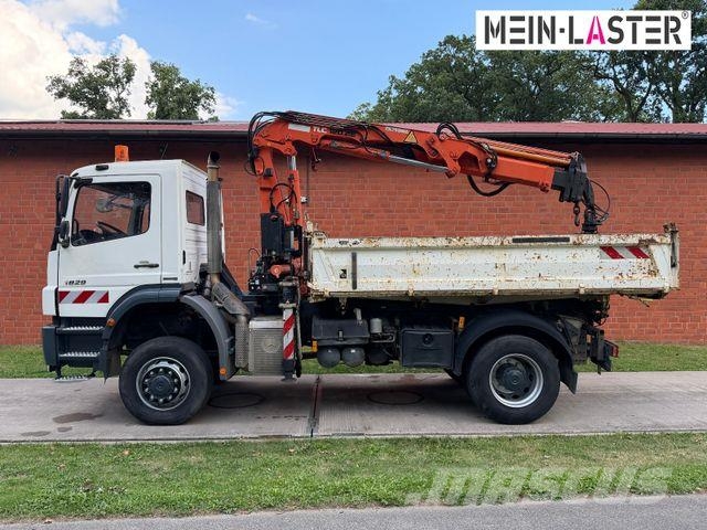 Mercedes-Benz 1829 4x4 Atlas 120.2E 13m-1t 5+6 StK +FB Camiones bañeras basculantes o volquetes