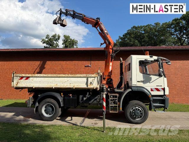 Mercedes-Benz 1829 4x4 Atlas 120.2E 13m-1t 5+6 StK +FB Camiones bañeras basculantes o volquetes