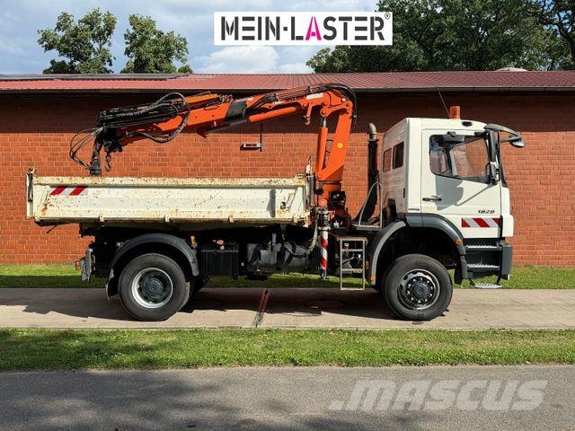 Mercedes-Benz 1829 4x4 Atlas 120.2E 13m-1t 5+6 StK +FB Camiones bañeras basculantes o volquetes
