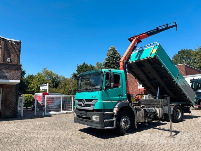 Mercedes-Benz 1833 Axor 3Skipper + PK 12002 Kran 4x2 Tippbil
