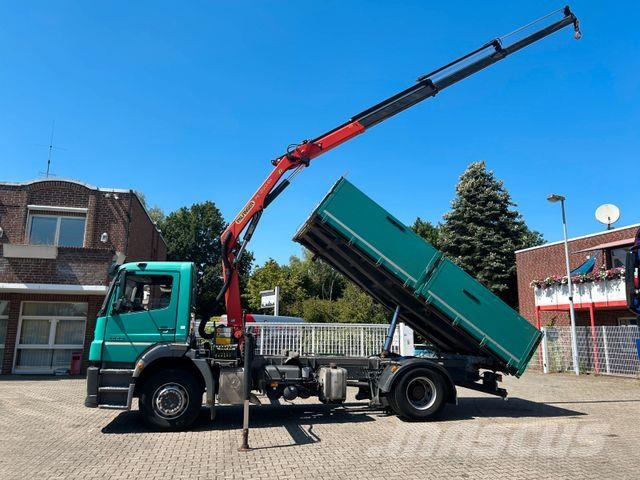 Mercedes-Benz 1833 Axor 3Skipper + PK 12002 Kran 4x2 Tippbil