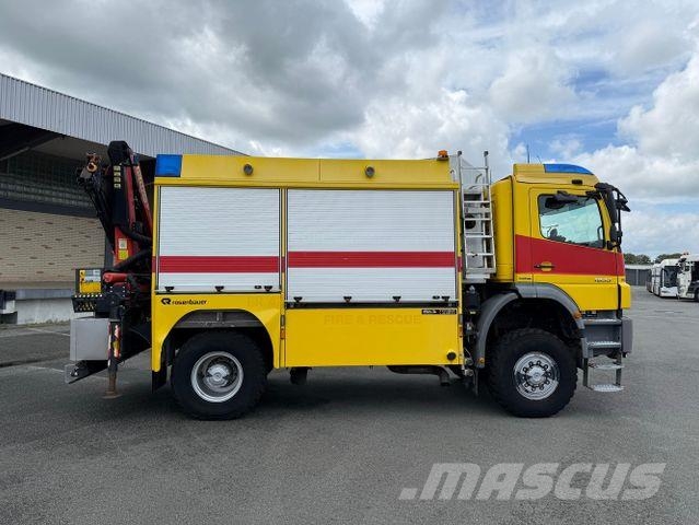 Mercedes-Benz 1833 Axor 4x4,Rosenbauer,Feuerwehr, Kran, Allrad Camion altro