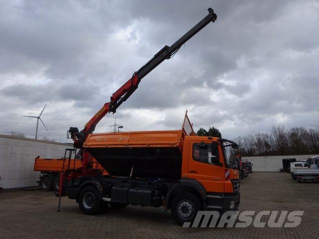 Mercedes-Benz 1833 Axor Kipper mit Kran Wechselsytem Kipper