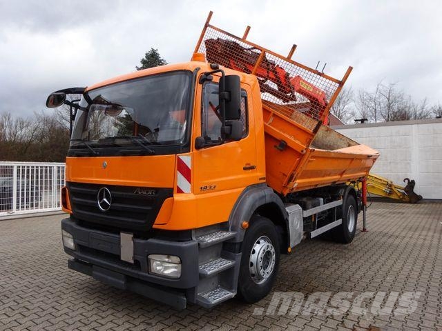 Mercedes-Benz 1833 Axor Kipper mit Kran Wechselsytem Kipper