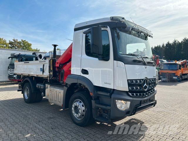 Mercedes-Benz 1835 Arocs 3Skipper MEILLER + PK14501 SLD5 Kran Kipper