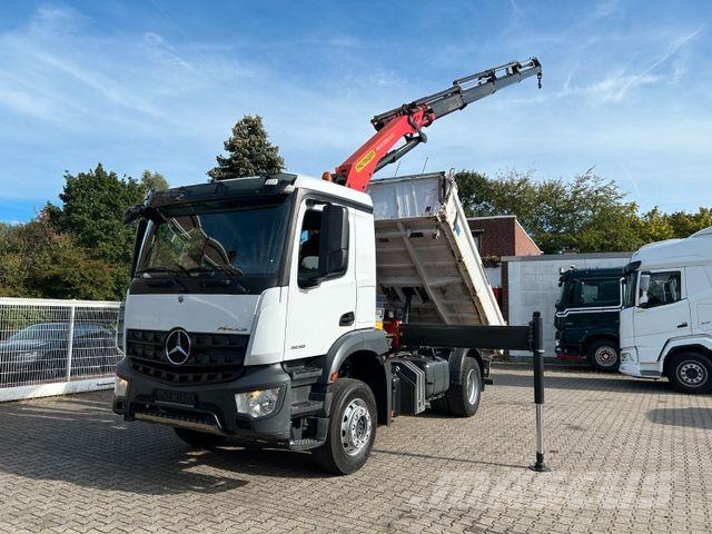 Mercedes-Benz 1835 Arocs 3Skipper MEILLER + PK14501 SLD5 Kran Kipper