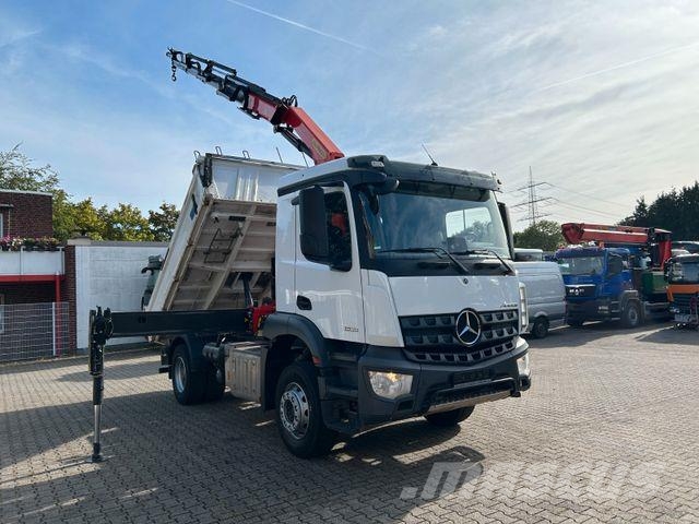 Mercedes-Benz 1835 Arocs 3Skipper MEILLER + PK14501 SLD5 Kran Kipper