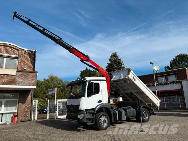 Mercedes-Benz 1835 Arocs 3Skipper MEILLER + PK14501 SLD5 Kran Kipper