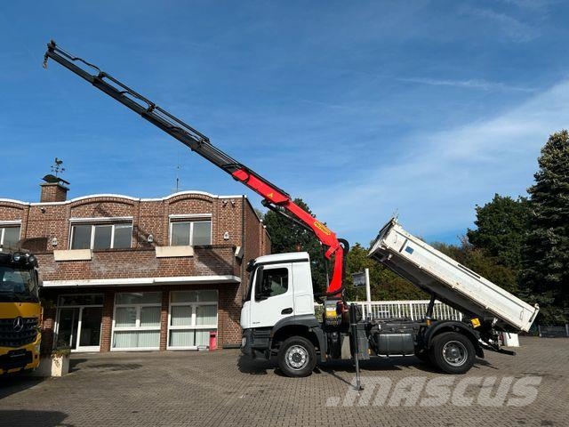 Mercedes-Benz 1835 Arocs 3Skipper MEILLER + PK14501 SLD5 Kran Kipper
