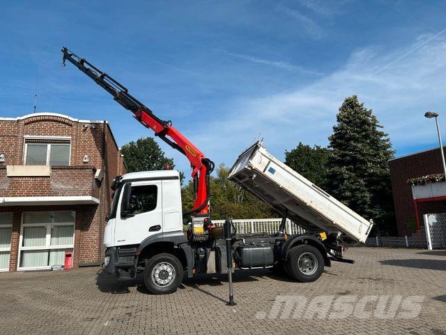 Mercedes-Benz 1835 Arocs 3Skipper MEILLER + PK14501 SLD5 Kran Kipper