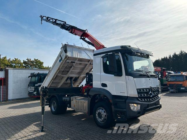Mercedes-Benz 1835 Arocs 3Skipper MEILLER + PK14501 SLD5 Kran Kipper