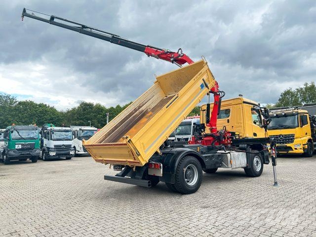Mercedes-Benz 1835 Arocs 5+ 3Skipper Fassi F125A 4x Hydrl. Camion ribaltabili