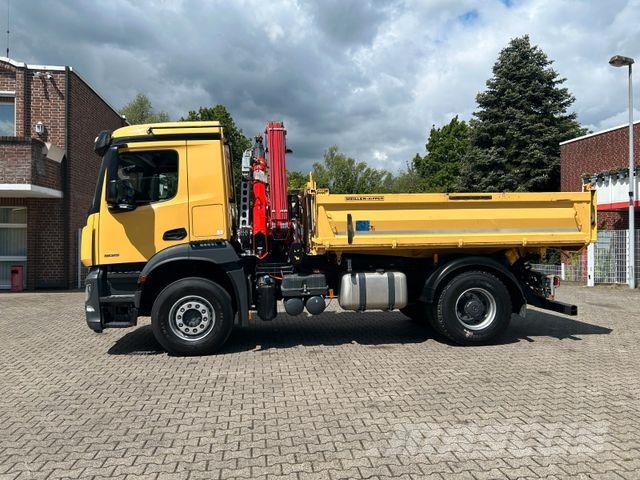 Mercedes-Benz 1835 Arocs 5+ 3Skipper Fassi F125A 4x Hydrl. Camion ribaltabili