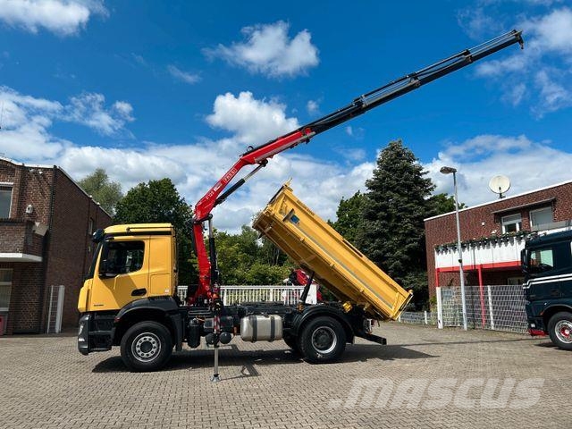Mercedes-Benz 1835 Arocs 5+ 3Skipper Fassi F125A 4x Hydrl. Camiones grúa