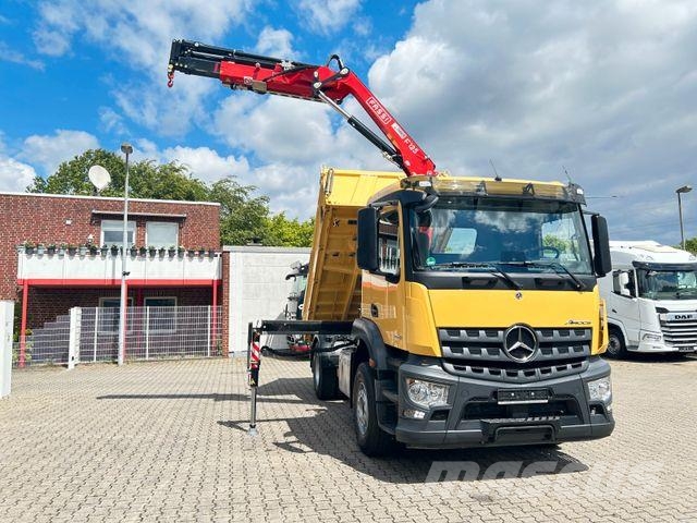 Mercedes-Benz 1835 Arocs 5+ 3Skipper Fassi F125A 4x Hydrl. Camiones grúa