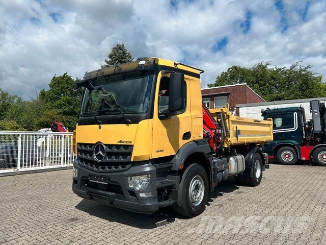 Mercedes-Benz 1835 Arocs 5+ 3Skipper Fassi F125A 4x Hydrl. Camiones grúa