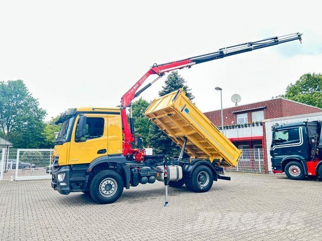 Mercedes-Benz 1835 Arocs 5+ 3Skipper Fassi F125A 4x Hydrl. Camiones grúa