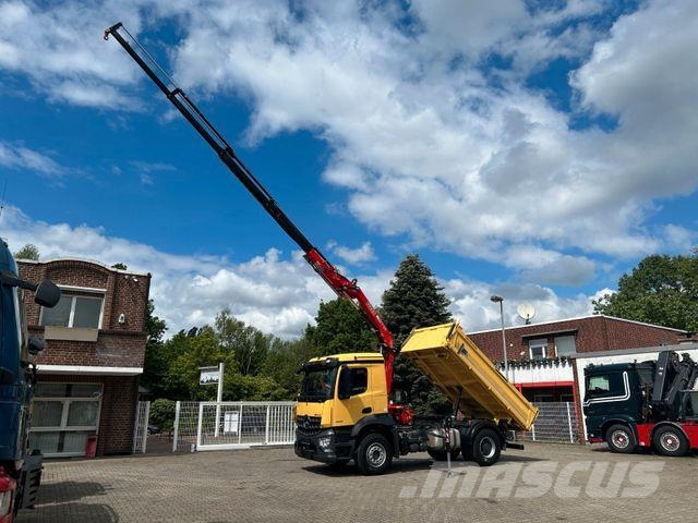 Mercedes-Benz 1835 Arocs 5+ 3Skipper Fassi F125A 4x Hydrl. Camiones grúa