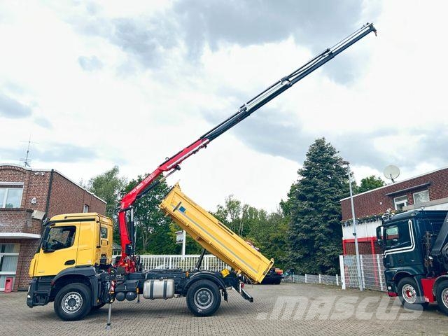 Mercedes-Benz 1835 Arocs 5+ 3Skipper Fassi F125A 4x Hydrl. Camiones grúa