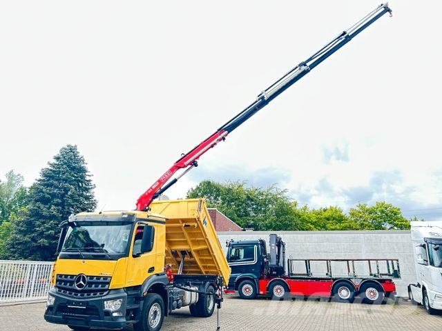 Mercedes-Benz 1835 Arocs 5+ 3Skipper Fassi F125A 4x Hydrl. Camiones grúa