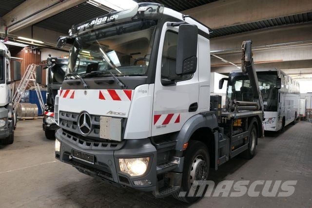 Mercedes-Benz 1846 AL Arocs 4x2, Meiller AK 12.T, Funk, 66tkm Razstavljivi tovornjaki z žičnimi dvigali