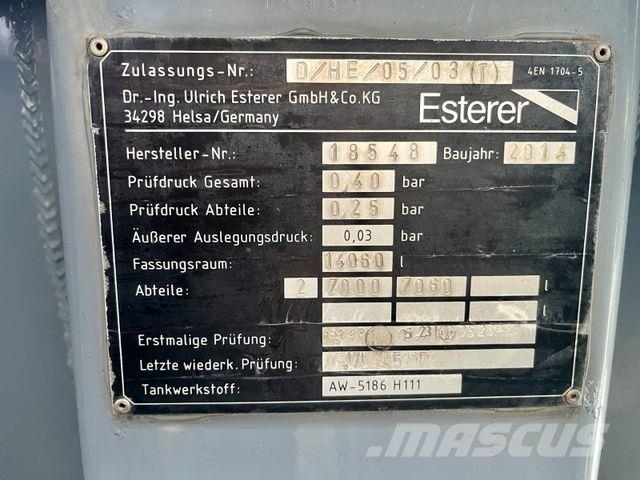 Mercedes-Benz 1846 | Esterer A1+A3*14.060ltr.*Oben/Unten*Reta. タンカートラック