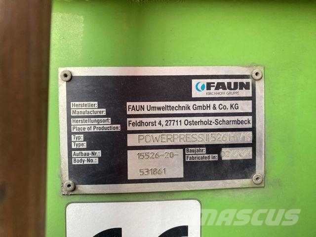 Mercedes-Benz 2533 6x2/Lenk|FAUN Powerpress*Kamera*3x Sitze*AC Waste trucks