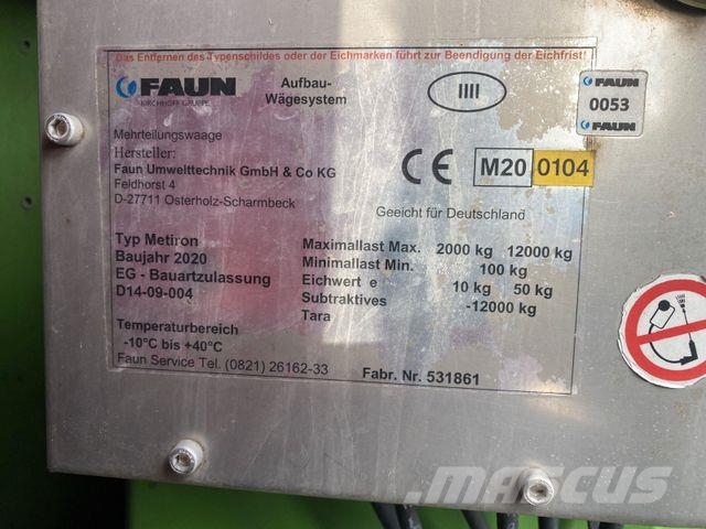 Mercedes-Benz 2533 6x2/Lenk|FAUN Powerpress*Kamera*3x Sitze*AC Waste trucks