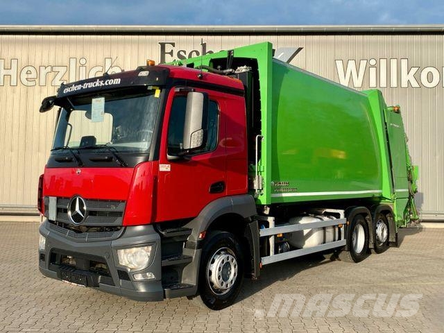 Mercedes-Benz 2533 6x2/Lenk|FAUN Powerpress*Kamera*3x Sitze*AC Waste trucks