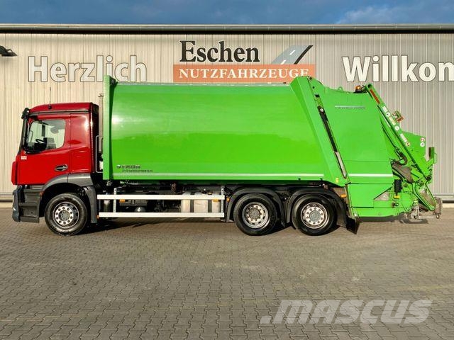 Mercedes-Benz 2533 6x2/Lenk|FAUN Powerpress*Kamera*3x Sitze*AC Waste trucks