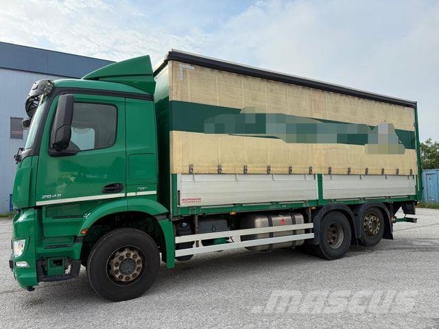 Mercedes-Benz 2543 6X2 PRTSCHE PLANE LBW BLATT LUFT LENKACHSE Pritsche & Plane