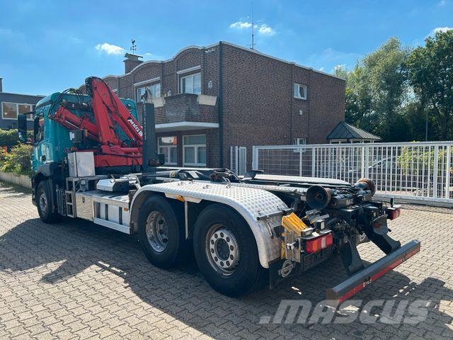 Mercedes-Benz 2543 Meiller Abroller +MKG HLK76A2 Kran +Greifer Camiones polibrazo