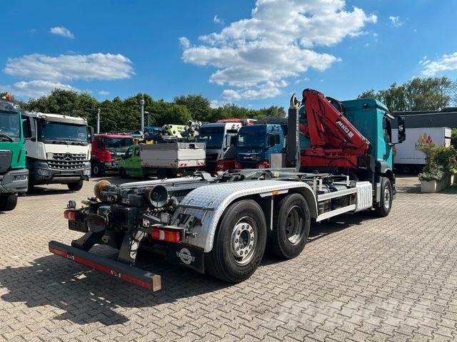 Mercedes-Benz 2543 Meiller Abroller +MKG HLK76A2 Kran +Greifer Camiones polibrazo