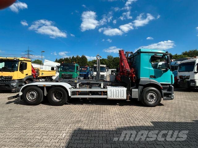 Mercedes-Benz 2543 Meiller Abroller +MKG HLK76A2 Kran +Greifer Camiones polibrazo