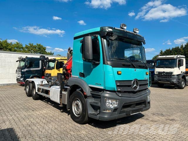 Mercedes-Benz 2543 Meiller Abroller +MKG HLK76A2 Kran +Greifer Camiones polibrazo
