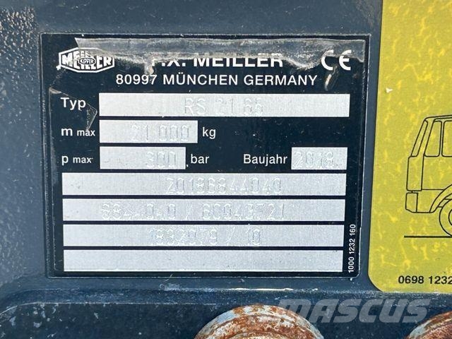 Mercedes-Benz 2543 Meiller Abroller +MKG HLK76A2 Kran +Greifer Camiones polibrazo
