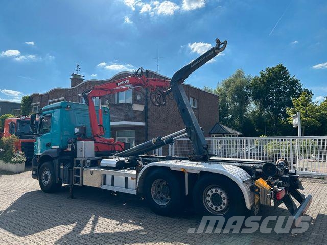 Mercedes-Benz 2543 Meiller Abroller +MKG HLK76A2 Kran +Greifer Camiones polibrazo