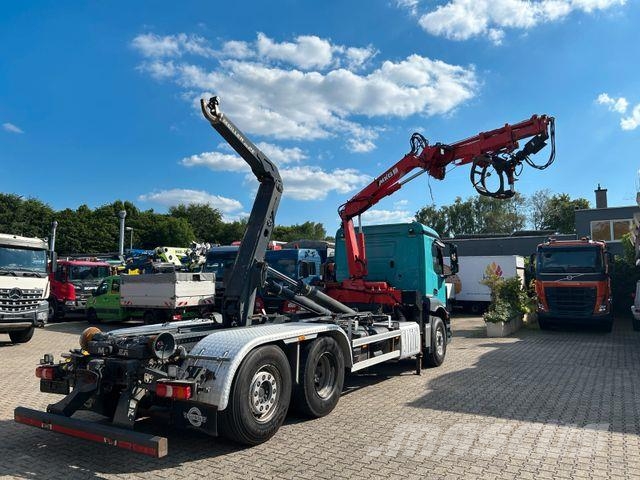 Mercedes-Benz 2543 Meiller Abroller +MKG HLK76A2 Kran +Greifer Camiones polibrazo