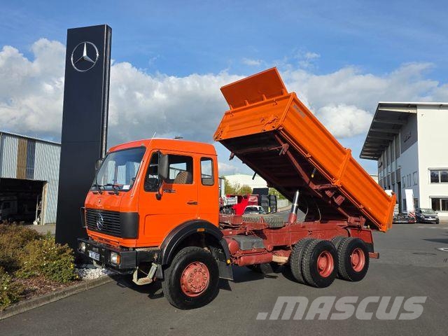 Mercedes-Benz 2636 AK 6x6 Allrad-Kipper, 10-Zylinder, 1. Hand Pašizgāzējs