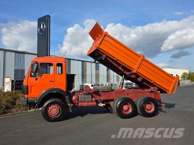 Mercedes-Benz 2636 AK 6x6 Allrad-Kipper, 10-Zylinder, 1. Hand Pašizgāzējs