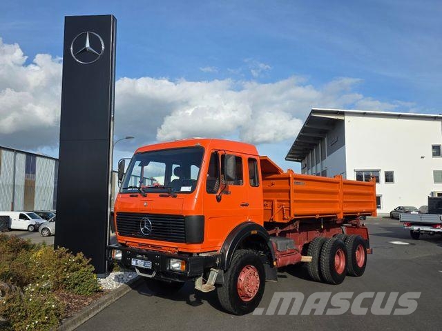 Mercedes-Benz 2636 AK 6x6 Allrad-Kipper, 10-Zylinder, 1. Hand Pašizgāzējs