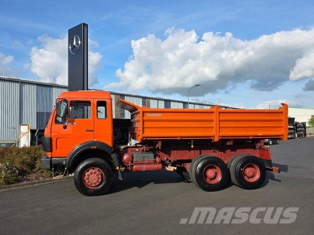 Mercedes-Benz 2636 AK 6x6 Allrad-Kipper, 10-Zylinder, 1. Hand Pašizgāzējs